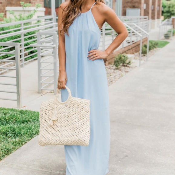 Everly Dresses & Skirts - NWT Everly Blue Maxi Dress